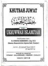 Khutbah Jum at Ukhuwah Islamiyah